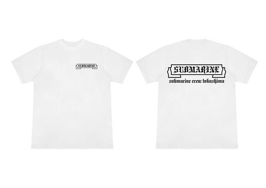 SUBMARINE LOGO TEE - BLACK / WHITE